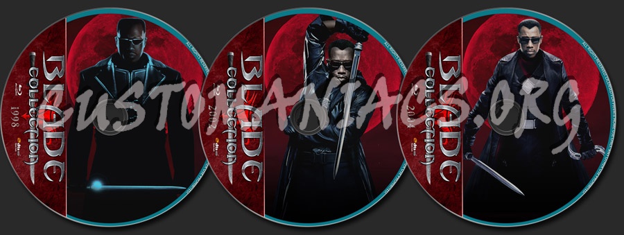 Blade Collection blu-ray label