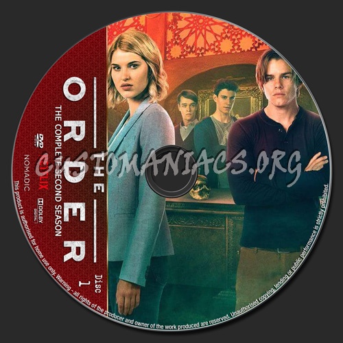 The Order Season 2 dvd label