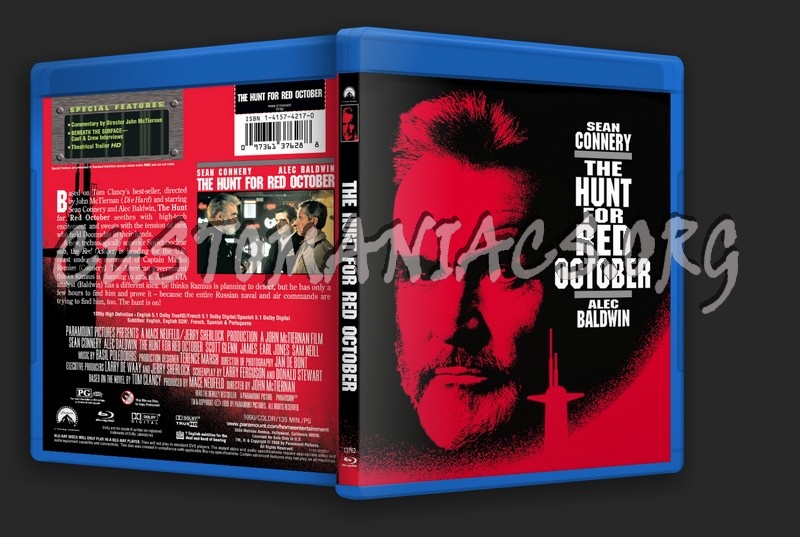 The Hunt for Red October blu-ray cover