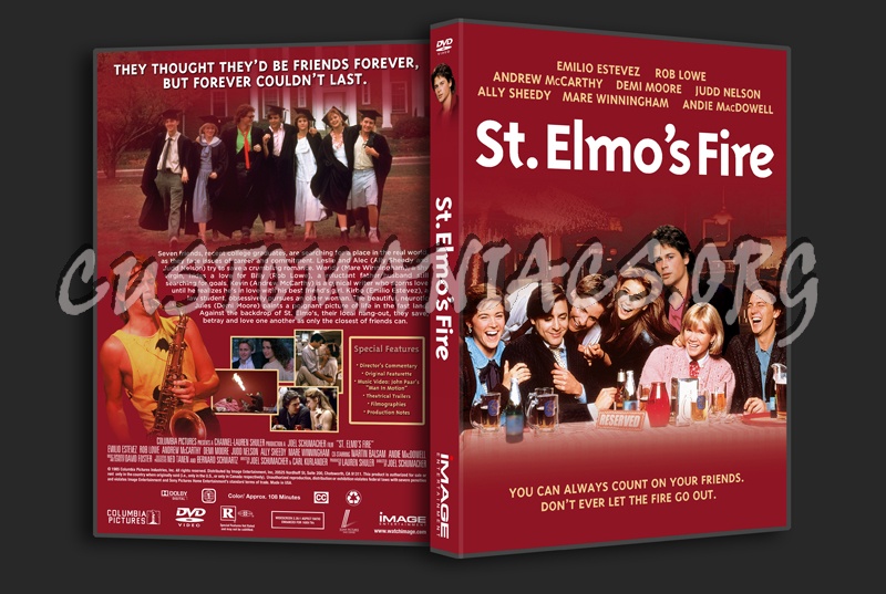 St. Elmo's Fire dvd cover