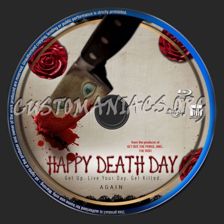 Happy Death Day 1 blu-ray label