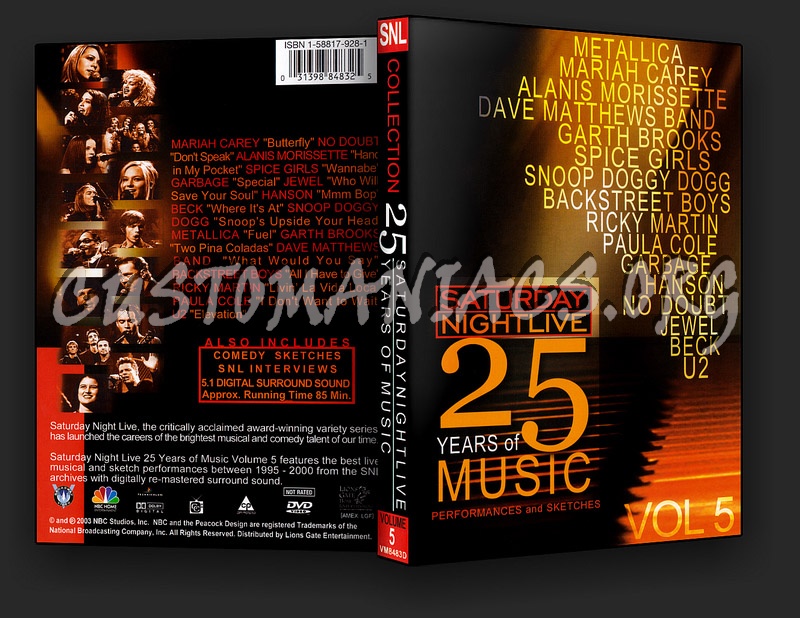 Volume 5 dvd cover
