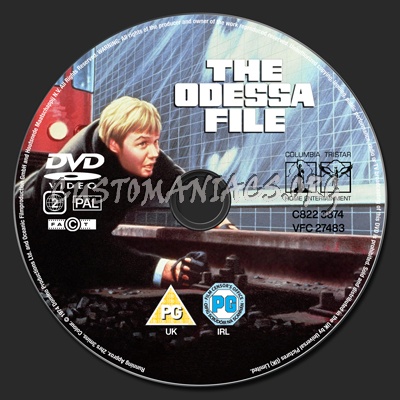 The Odessa File dvd label