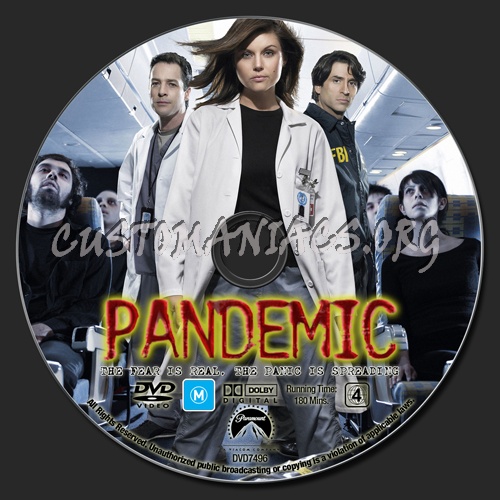 Pandemic dvd label