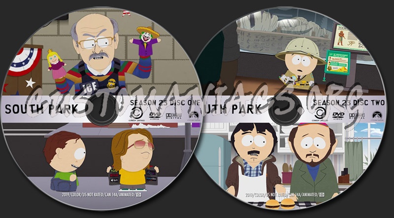 South Park - Season 23 dvd label