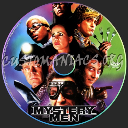 Mystery Men dvd label