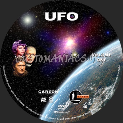 UFO Volumes 1-8 dvd label