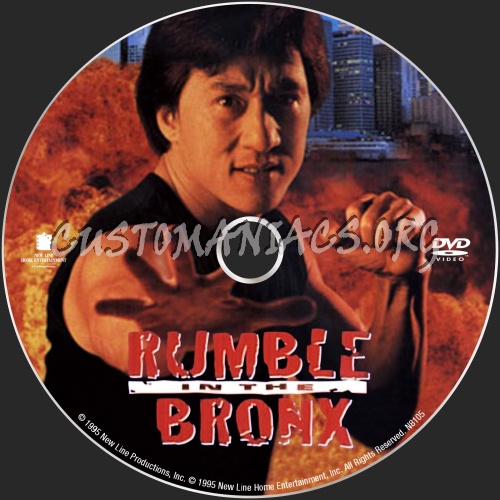 Rumble In The Bronx dvd label