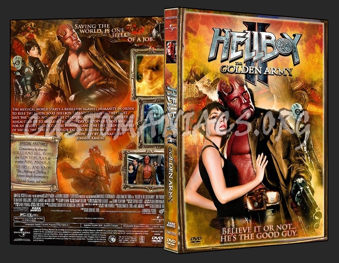 Hellboy II : The Golden Army dvd cover