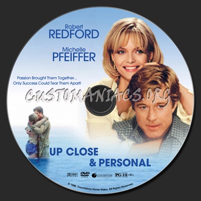 Up Close & Personal dvd label