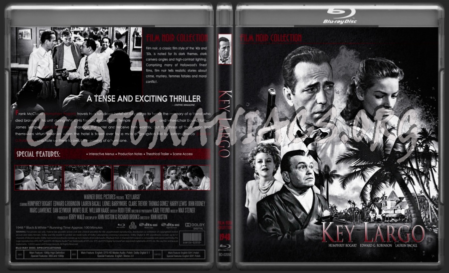 Key Largo (1948) - Film Noir Collection by dany26 blu-ray cover
