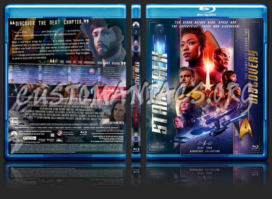 Star Trek Discovery Season 2 blu-ray cover