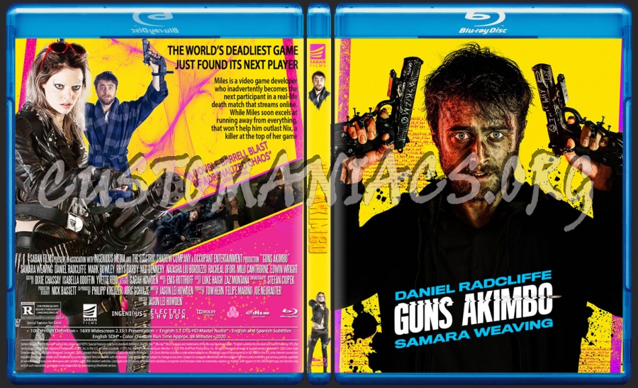 Guns Akimbo blu-ray cover