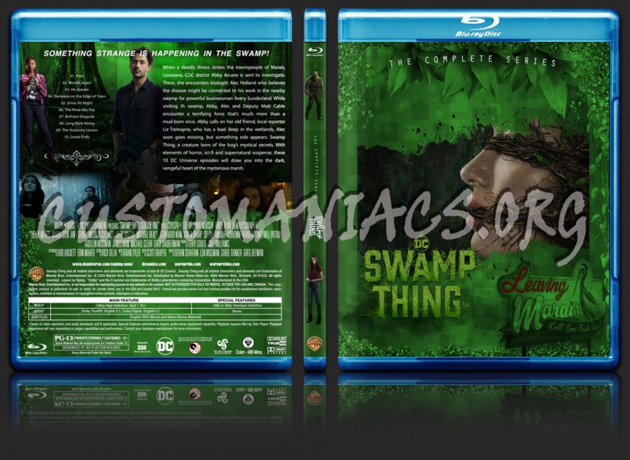 Swamp Thing Season 1 blu-ray cover