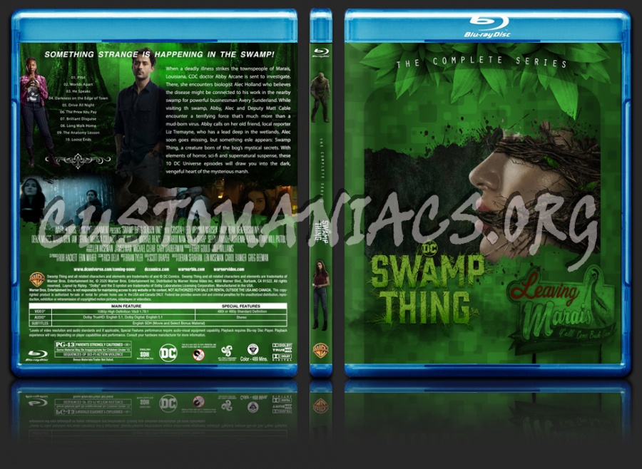 Swamp Thing Season 1 blu-ray cover