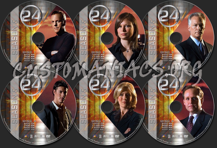 24 - Season 6 dvd label