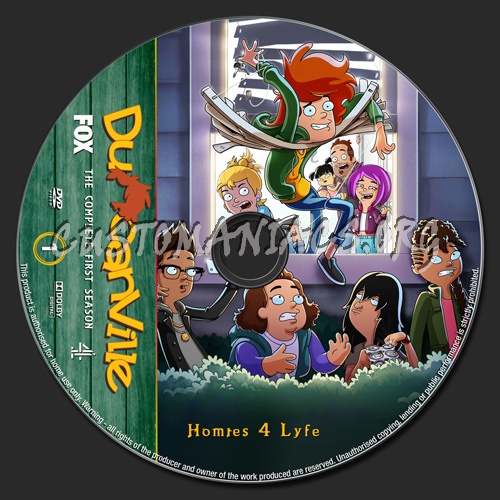 Duncanville Season 1 dvd label