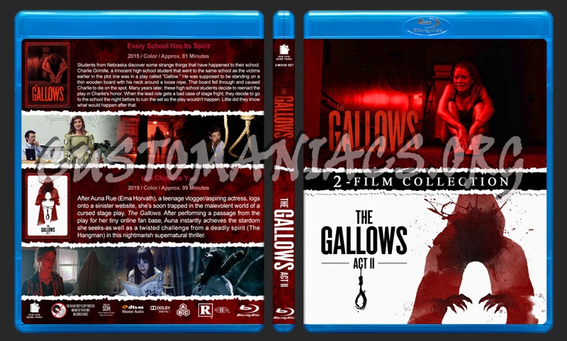 The Gallows Double Feature blu-ray cover