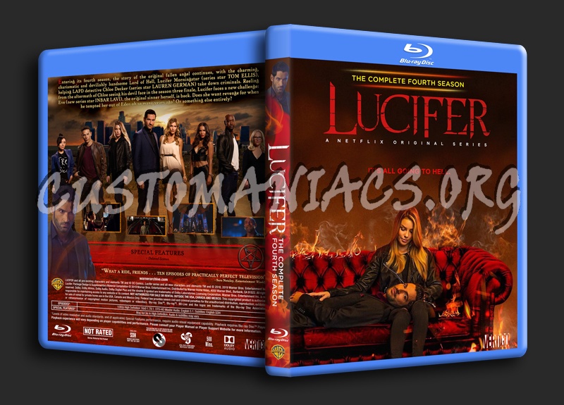 Lucifer Season 4 dvd cover