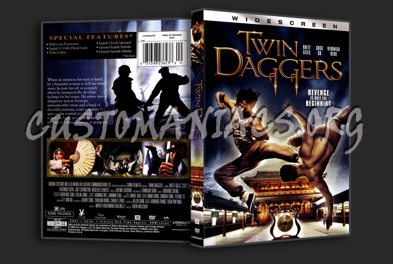 Twin Daggers dvd cover