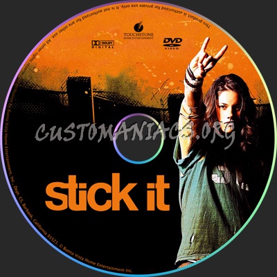 Stick It dvd label