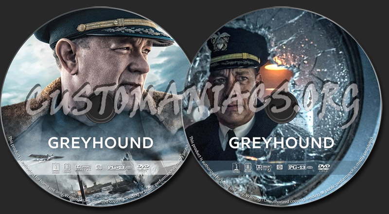 Greyhound dvd label