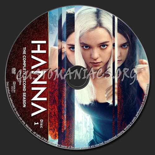 Hanna Season 2 dvd label