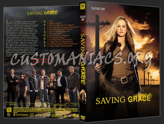 Saving Grace Season 1 dvd cover