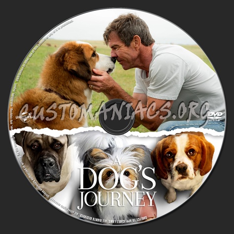 A Dog's Journey dvd label