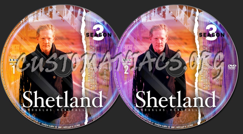 Shetland - Season 3 (2015) dvd label