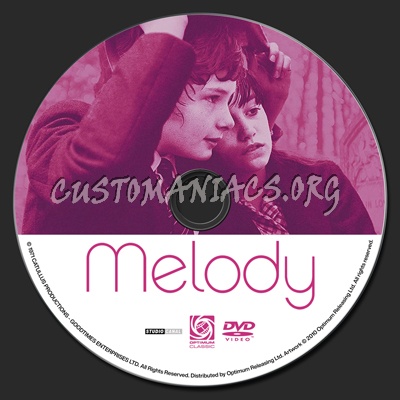 Melody dvd label