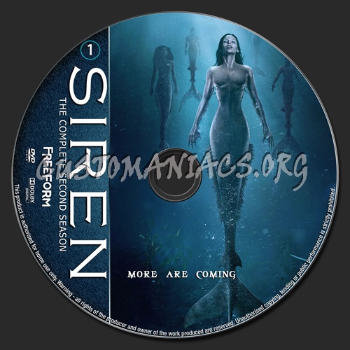 Siren Season 2 dvd label