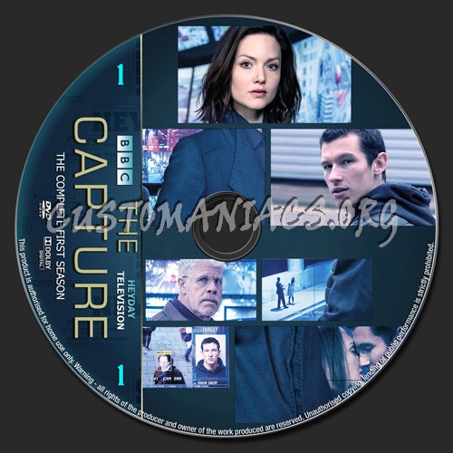 The Capture Season 1 dvd label