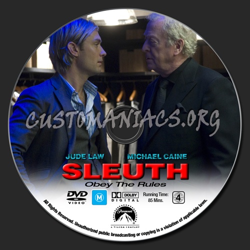 Sleuth dvd label