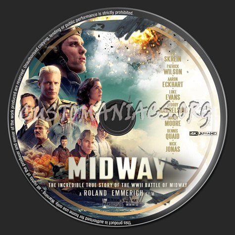 Midway (2019) 4K blu-ray label