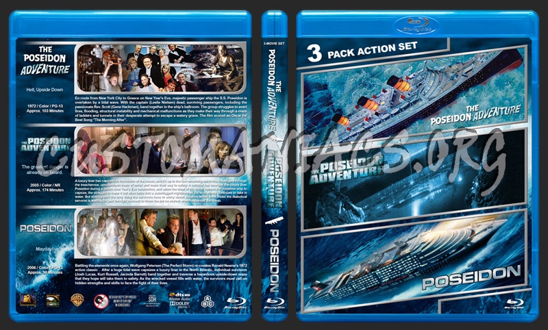 Poseidon Triple Feature blu-ray cover