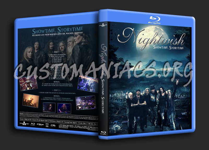 Nightwish: Showtime, Storytime dvd cover