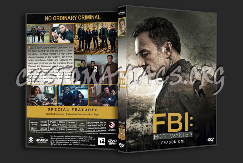 FBI: Most Wanted - Season 1 dvd cover