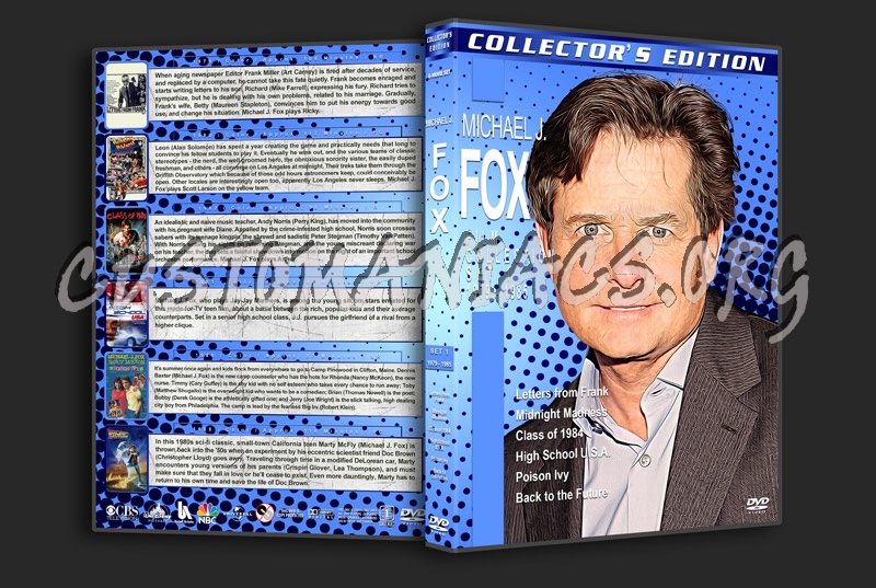 Michael J. Fox Filmography - Set 1 (1979-1985) dvd cover