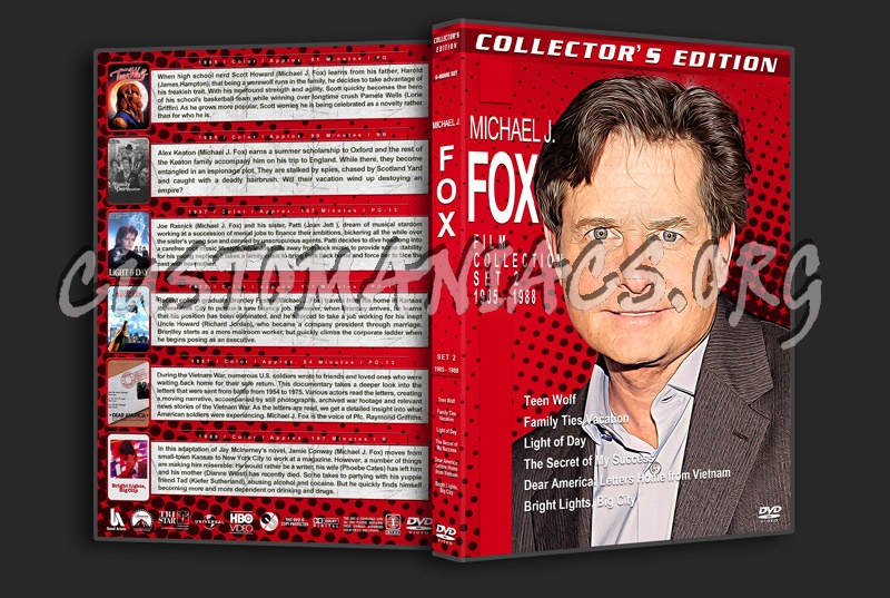 Michael J. Fox Filmography - Set 2 (1985-1988) dvd cover