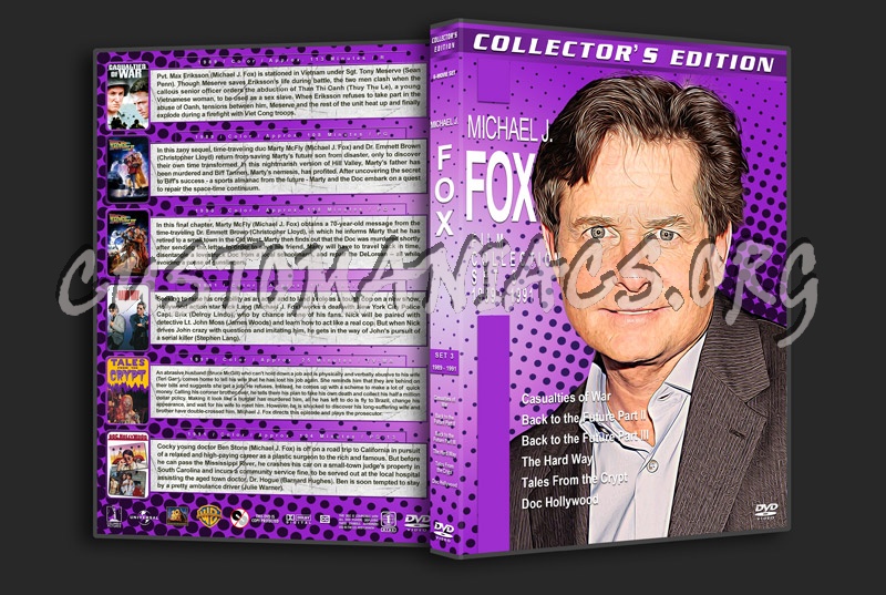 Michael J. Fox Filmography - Set 3 (1989-1991) dvd cover