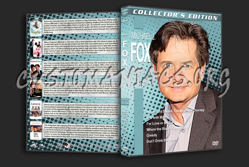 Michael J. Fox Filmography - Set 4 (1993-1994) dvd cover