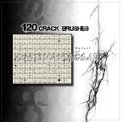 Resource - Hi-res 'Cracks'  Brushes 