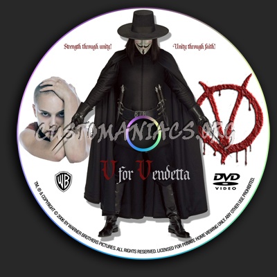 Vendetta dvd label
