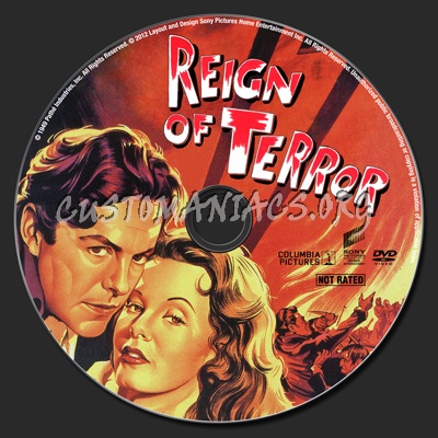 Reign of Terror (aka The Black Book) dvd label