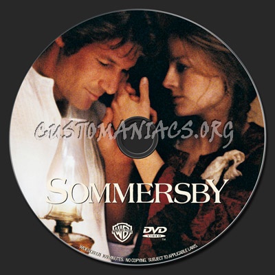 Sommersby dvd label