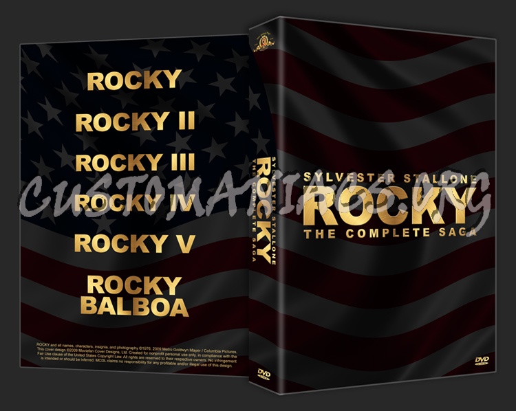 Rocky: The Complete Saga dvd cover