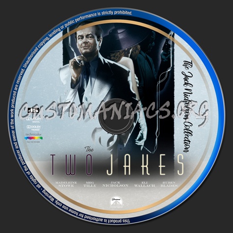 The Two Jakes (1990) blu-ray label