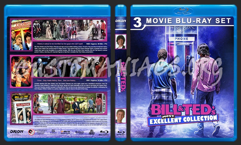 Bill & Teds Most Excellent Collection blu-ray cover