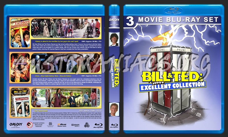 Bill & Teds Most Excellent Collection blu-ray cover